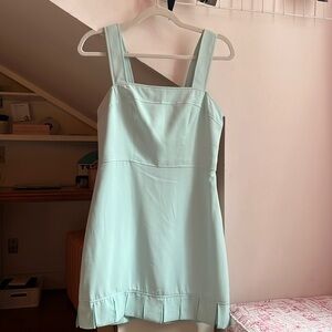 Amanda Uprichard Light Blue Mini Dress